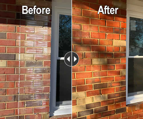 Brick Gentle Pressure Washing