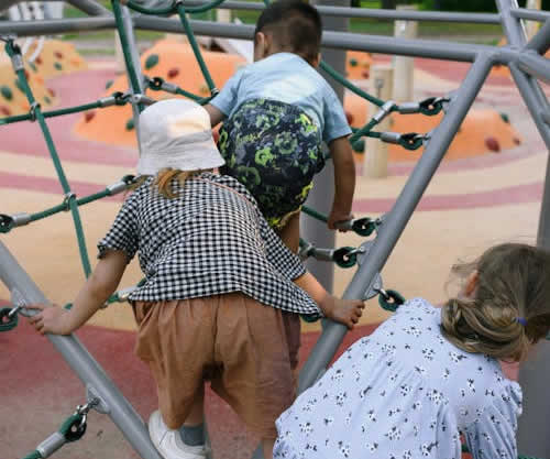 Playground Equipment Cleaning Final Inspection